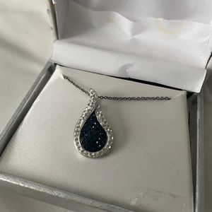 Crystal Blue Necklace